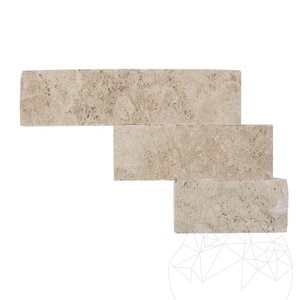 Klasszikus Splitface Travertin, 7,5 cm x FL x 2,2 cm