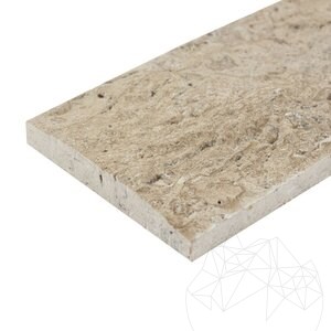 Travertin Latte PREMIUM Scapitat, 10 cm x LL x 1.3 cm