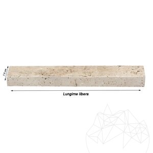Többszínű Splitface travertin 7,5 cm x FL x 2,2 cm