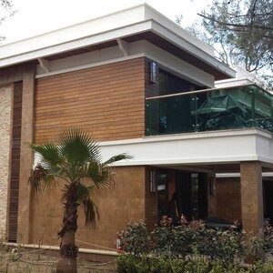 Noce Cross Cut csiszolt travertin, 61 x 30.5 x 1.2 cm