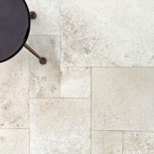 Valencia Cross Cut bukdácsolt travertin francia mintás készlet 1,2 cm