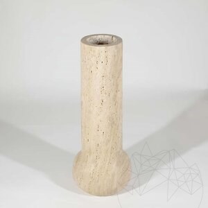 Milano Classic Riven travertin váza, 50 x 20 x 10 cm