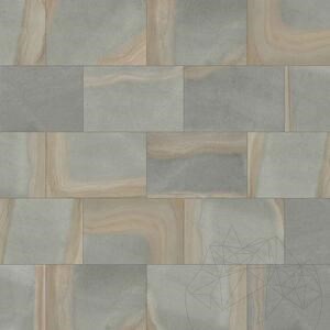 Szintezett kő Hardscape Monviso Yorkstone, 90 X 60 X 2 cm, R11 - Csúszásmentes kültéri használatra