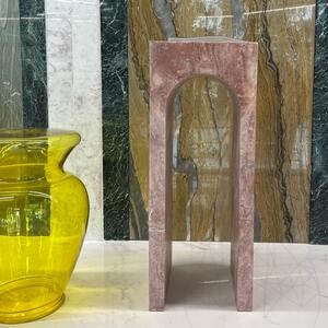 Ópium vörös travertin Archy kis konzol