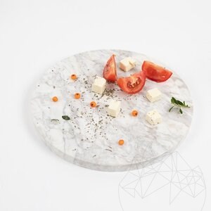 Természetes kőből készült tésztatábla