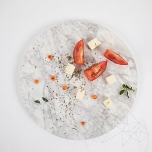 Természetes kőből készült tésztatábla