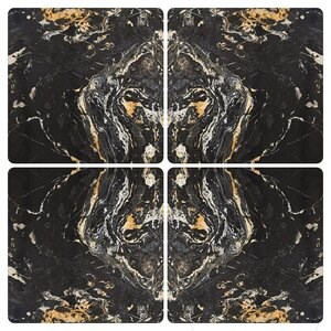 Nero Picasso Csiszolt márványlap, 2 cm