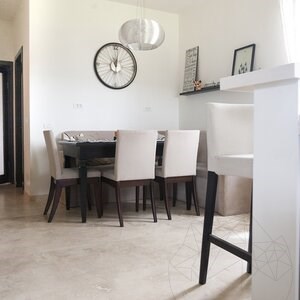 Classic PREMIUM Cross Cut csiszolt travertin, 122 x 61 x 1.2 cm