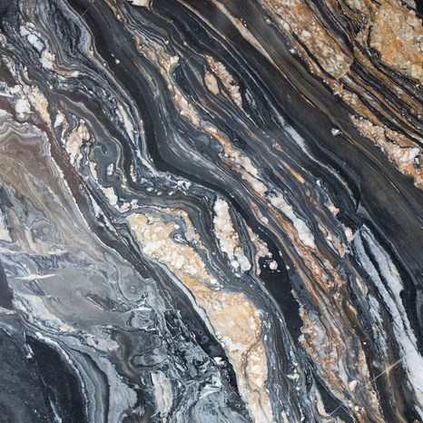 Nero Picasso Csiszolt márványlap, 2 cm