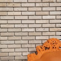 Classic Cross Cut Tumbled Travertin tégla, 20.3 x 5 x 3 cm