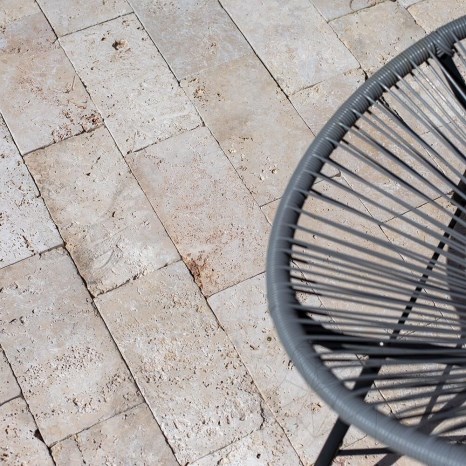 Classic Cross Cut Tumbled Travertin, 15.2 x 30.5 x 3 cm - Economy