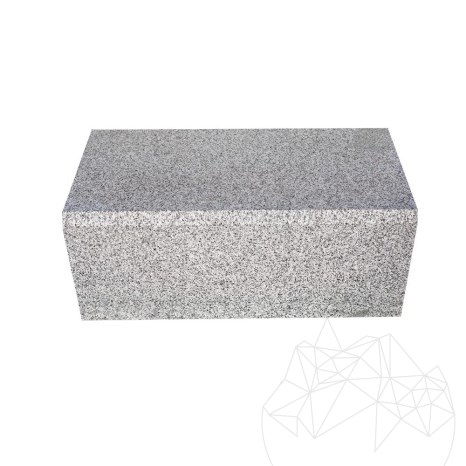 Bianco Sardo Gránit szegélykő, ferde 1 L,  20 x 25 x 50 cm