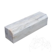 Kavala márvány szegélykő, 10 x 10 cm x FL, 3 cm ferde 1 L