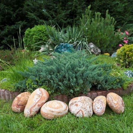 Szivárvány homokkő kavics 10-30 cm KG