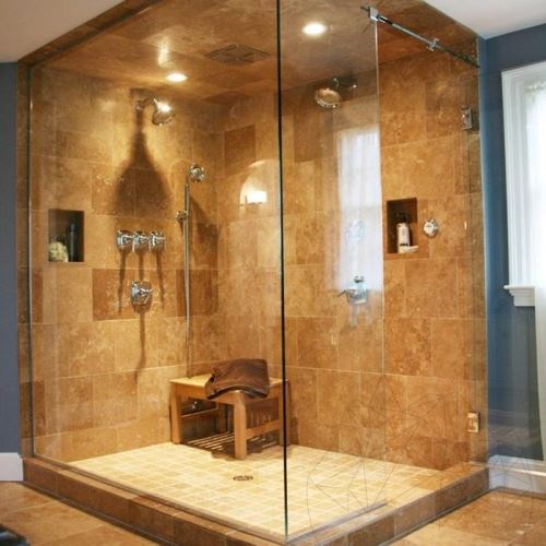 Noce Cross Cut csiszolt travertin, 61 x 30.5 x 1.2 cm