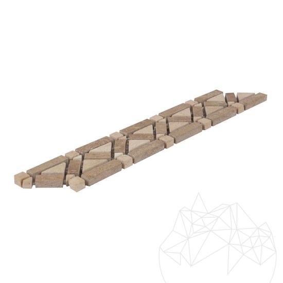 Klasszikus és Noce csiszolt travertin B46 szegély