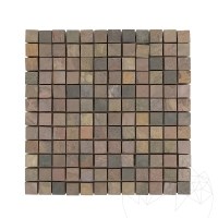 Mozaik pala természetes többszínű 2.3x2.3 cm - beltéri és kültéri | Ideális zuhanyzókba, fürdőszobákba, konyhákba