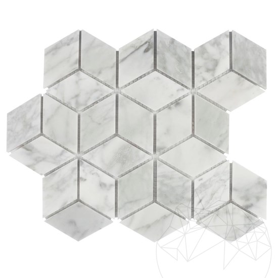 New York Cube Design csiszolt márvány mozaik