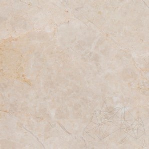 Crema Royal csiszolt márvány lépcső, fazettált 1 L, 120 x 33 x 3 cm
