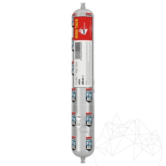 Soudal FIX ALL High Tack White - SKIN rugalmas pala ragasztó, 600 ml