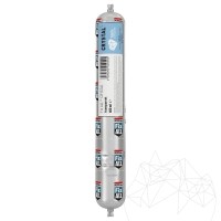 Soudal FIX ALL Crystal (átlátszó) - SKIN Rugalmas pala ragasztó, 600 ml