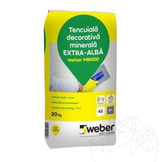 Weber MIN 100, 20 Kg, Dekoratív ásványi vakolat