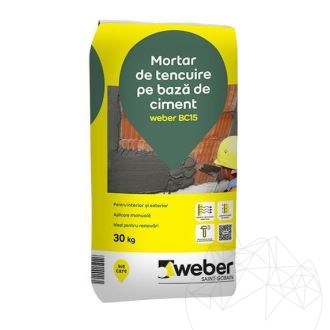 Weber BC15, 30 Kg, Alap falburkolat, belső és külső