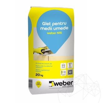 Weber N15, 20 Kg, Szuperfehér cement alapú vakolat kiegyenlítése