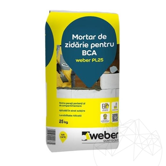 Falazóhabarcs AAC blokkokhoz, Weber PL25