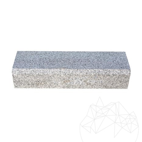 Bianco Sardo Gránit szegélykő, ferde 1 L,  10 x 15 x 50 cm