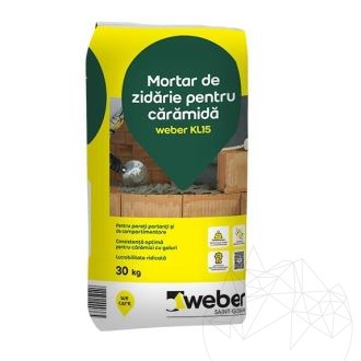 Weber KL15, 30 Kg, Téglafal szürke kátrány