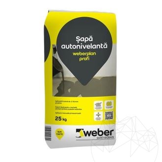 Weber Plan Profi, 25 Kg, Önterülő profi padlótömörítő anyag erősítő szálakkal.