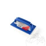 LTP Profesional White Emulsifying Pad fogantyúval - Csiszolóanyag érzékeny felületekhez (eltávolítja a szennyeződéseket, ragasztót, fugázást).