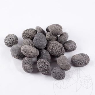 Láva fekete kavics zsák, 20 kg