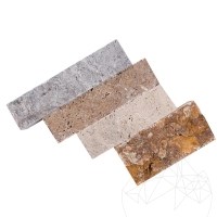 Minta-travertin Olympus Beige Scapitat 8 x 22 x 1,3 cm