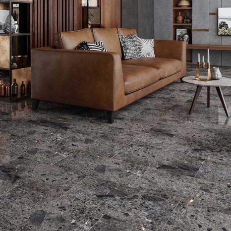 Ceppo szürke polírozott márvány, 61 x 30.5 x 1.2 cm