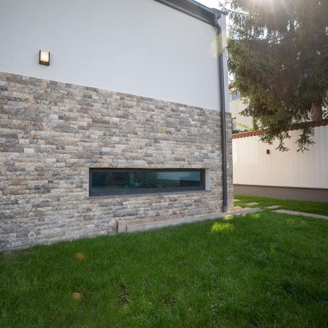 Ezüst Splitface Travertin, 10 cm x FL x 2 cm