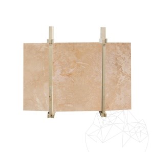 Travertin Classic Mat & Chituit födém, 3 cm