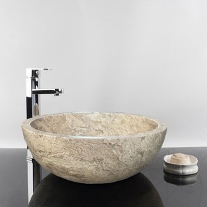 Fürdőszobai mosogató Matia Latte Travertin RS-5 42 x 15 cm