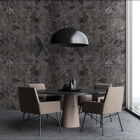 Extra kék bőr kivitel Labradorit, 120 x 60 x 2 cm