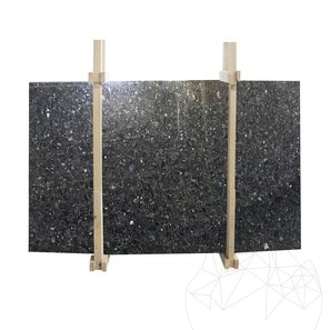 Extra kék bőr kivitel Labradorit lap, 2 cm