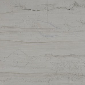 Quartzite Mont Blanc Lineal Design Födém, 2 cm