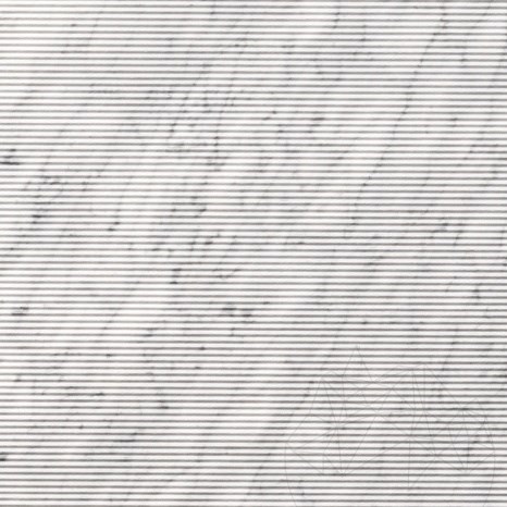 Carrara White Zigzag Design Födém  2CM