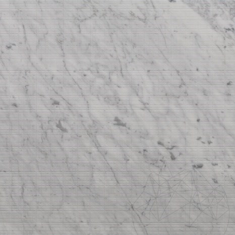 Carrara White Canvas Design  Födém  2CM