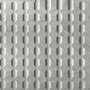 Carrara White Stud M Design Födém  2CM