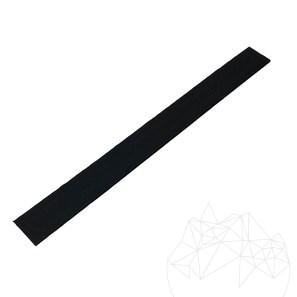 Táj szegélyelem, fix, fekete, H -14 cm, 1,2 lm/db