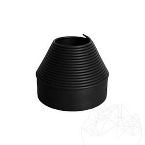 Szélező B-Edge Smart tereprendezéshez, fekete, H -10 cm, 6 lm/tekercs