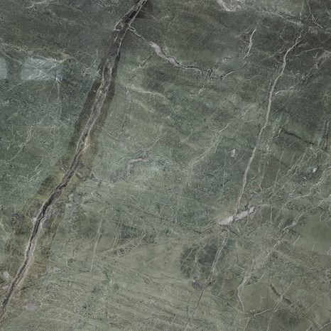 Teos zöld csiszolt márványlap, 2 cm