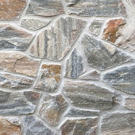 Sziklafal napos poligonális márvány