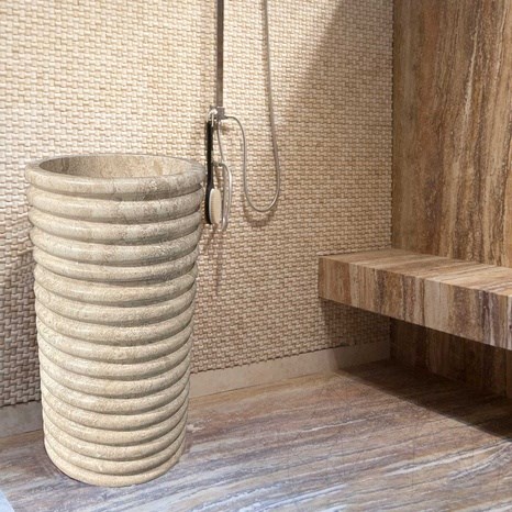 Fürdőszoba mosogató - Latte Travertin SP 23